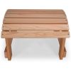 Cedar Muskoka Ottoman