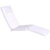 Royal White Steamer Chair Cushion