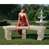 SALENTINO CRESCENT GARDEN BENCH             FRT-NR