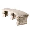 SALENTINO CRESCENT GARDEN BENCH             FRT-NR