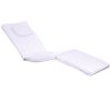 Royal White Chaise Lounger Cushion