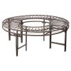 GOTHIC ROUNDABOUT STEEL GARDEN BENCH            NR