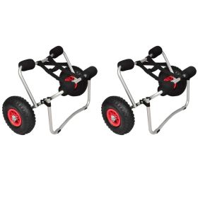 Kayak Trolleys 2 pcs Aluminum