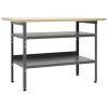 Workbench Gray 47.2"x23.6"x33.5" Steel