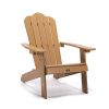 TALE Adirondack Chair Backyard Outdoor Furniture Painted Seating with Cup Holder Plastic Wood for Lawn Patio Deck Garden Porch Lawn Furniture Chairs B