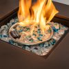 Patio Concrete Fire Pit Table Propane Fire Pit Patio Fire Pit Table-Brown