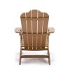 TALE Adirondack Chair Backyard Outdoor Furniture Painted Seating with Cup Holder Plastic Wood for Lawn Patio Deck Garden Porch Lawn Furniture Chairs B