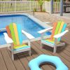 Kids' Adirondack Chair ; Outdoor Indoor Furniture Patio Lawn Small Lounge Chairs for Garden;  Porch;  Deck;  Backyard;  Fire Pit;  Pool Side; Beach;