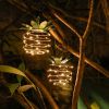 LED Pineapple Swirl Solar Garden Lights