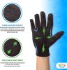 12 Pairs of Brown Jersey Gloves 10' Size Cotton Polyester Knit Gloves for Cooking Grill Barbecue Garden Painter Mechanic Work Industrial Warehouse