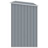 Garden Firewood Shed Gray 96.5"x38.6"x62.6" Galvanized Steel