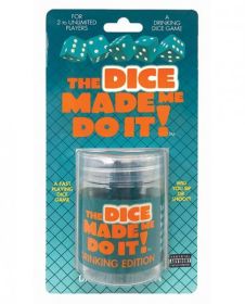 The Dice Made Me Do It Drinking Edition Game (SKU: TCN-LITBG-066)