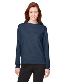 Ladies' Cloudspun Crewneck Sweatshirt - NAVY BLAZER HTHR - S (Color: NAVY BLAZER HTHR, size: XL)