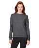 Ladies' Cloudspun Crewneck Sweatshirt - NAVY BLAZER HTHR - S