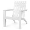 Outdoor Durable Patio Acacia Wood Adirondack Lounge Armchair