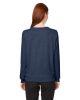 Ladies' Cloudspun Crewneck Sweatshirt - NAVY BLAZER HTHR - S