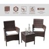 [Only For Pick Up] 3 Piece Rattan Seating set with Cushions