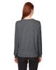 Ladies' Cloudspun Crewneck Sweatshirt - NAVY BLAZER HTHR - S